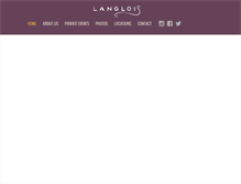 Tablet Screenshot of langloisnola.com